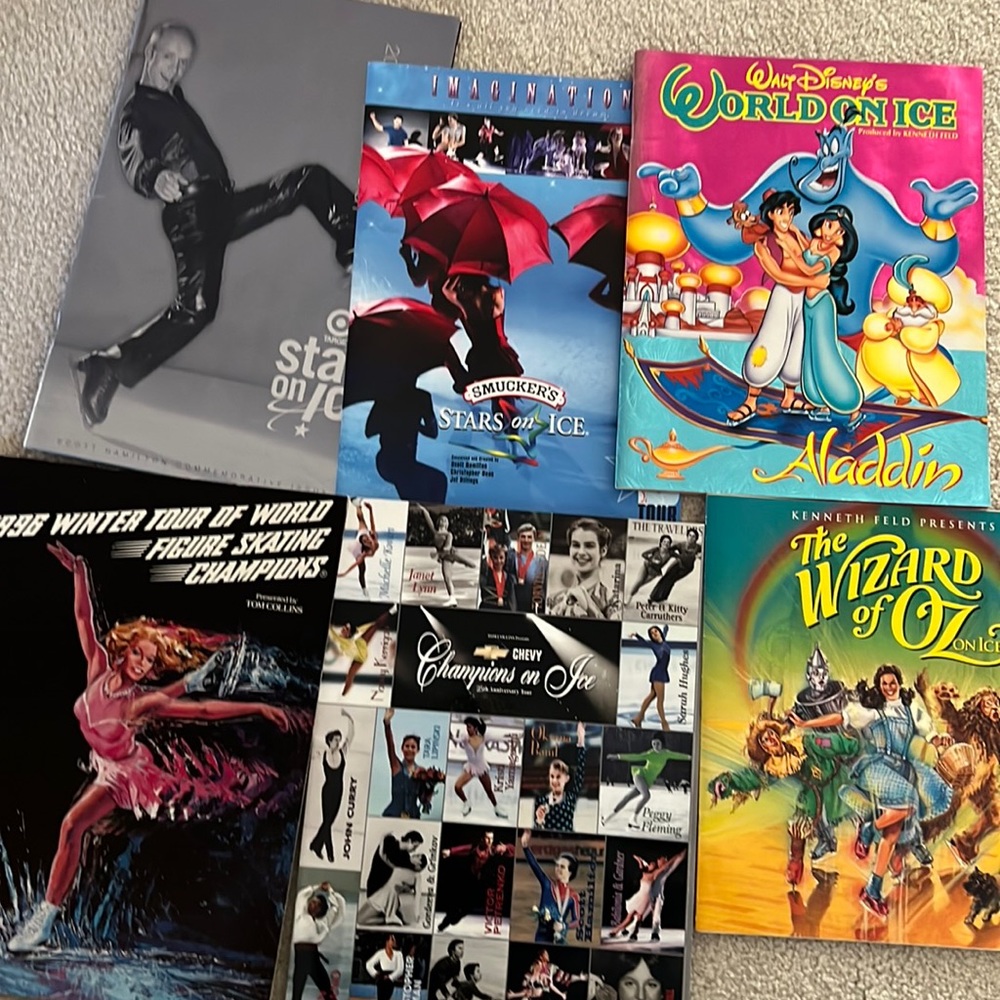Bundle of assorted Ice Skating Programs-VGC-SFH